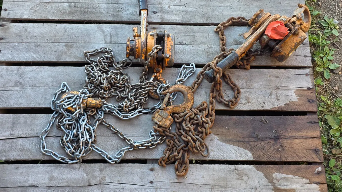 (2) Chain Hoists