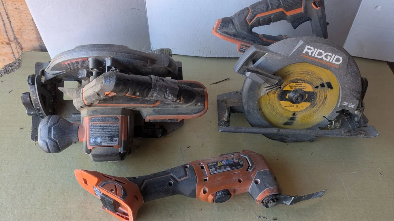 Rigid circular saws and multi tool, untested