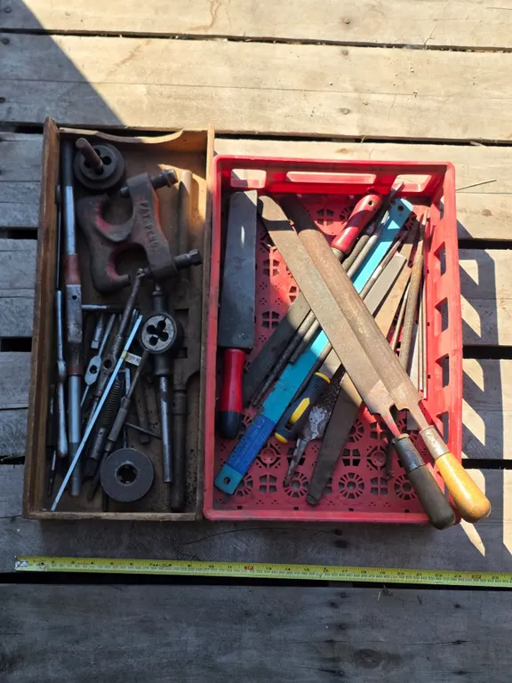 Lot of Assorted Tools inc. Metal Files, Wood Files, etc.