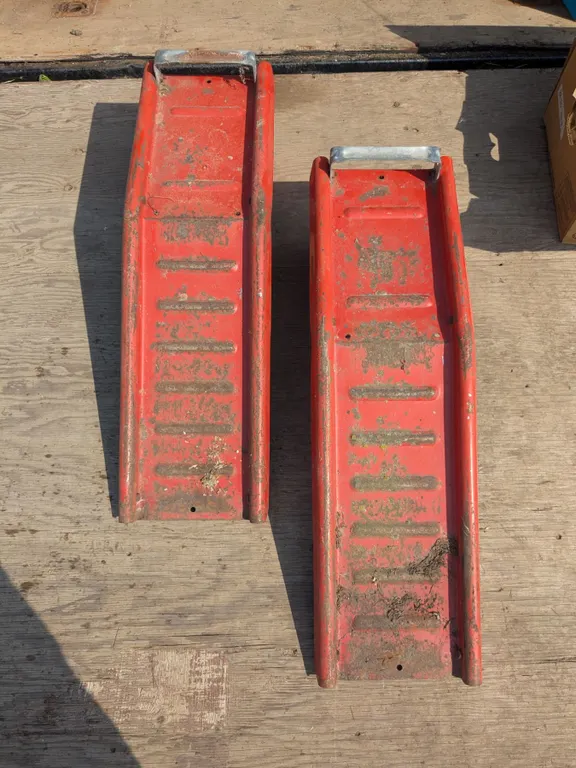 Steel car ramps