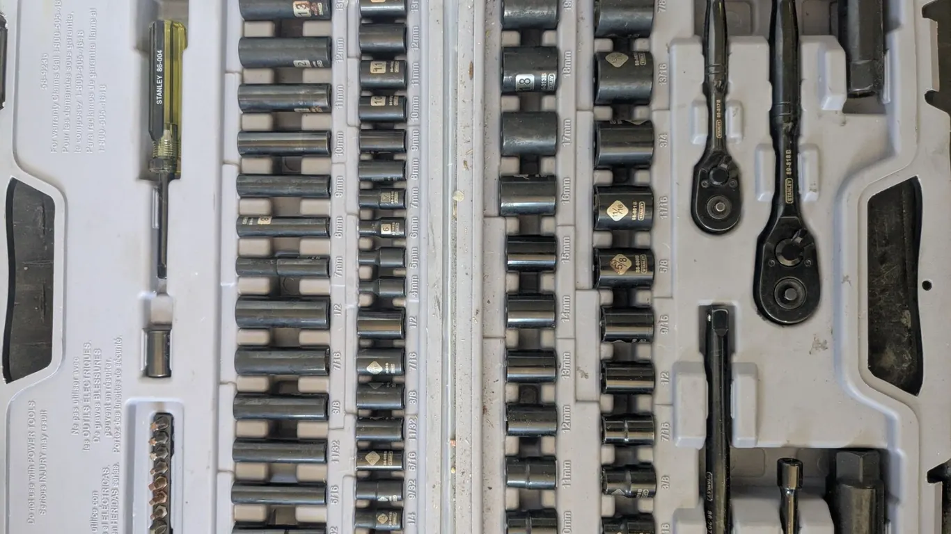 Stanley socket set, complete