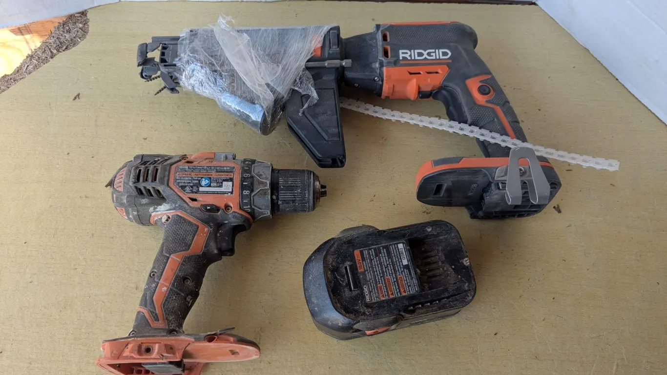 Rigid drywall screwdriver and drill, tested-works