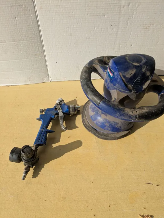 Air painter w/ cordless polisher