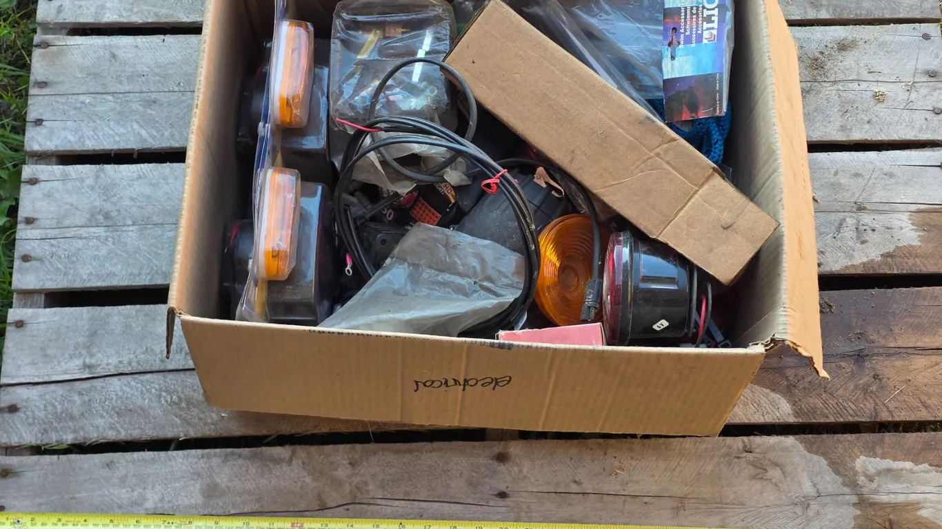 Box of Misc. Tools and Hardware
