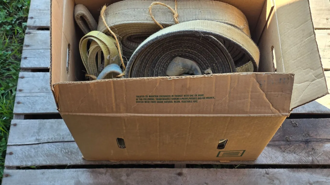 Box of Various Straps