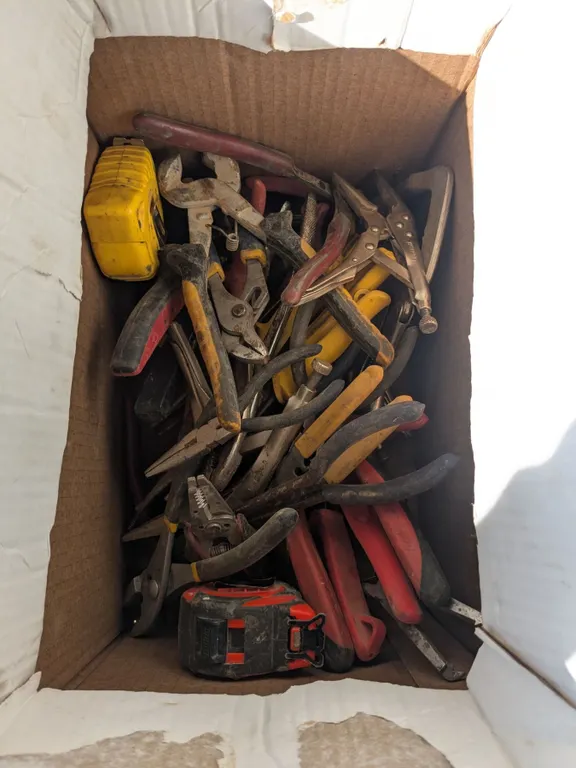 Tools- Pliers, wire cutters, etc.