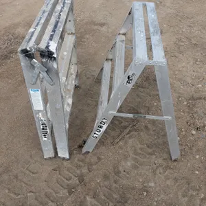 2 aluminum ladder sawhorse, 30x36"