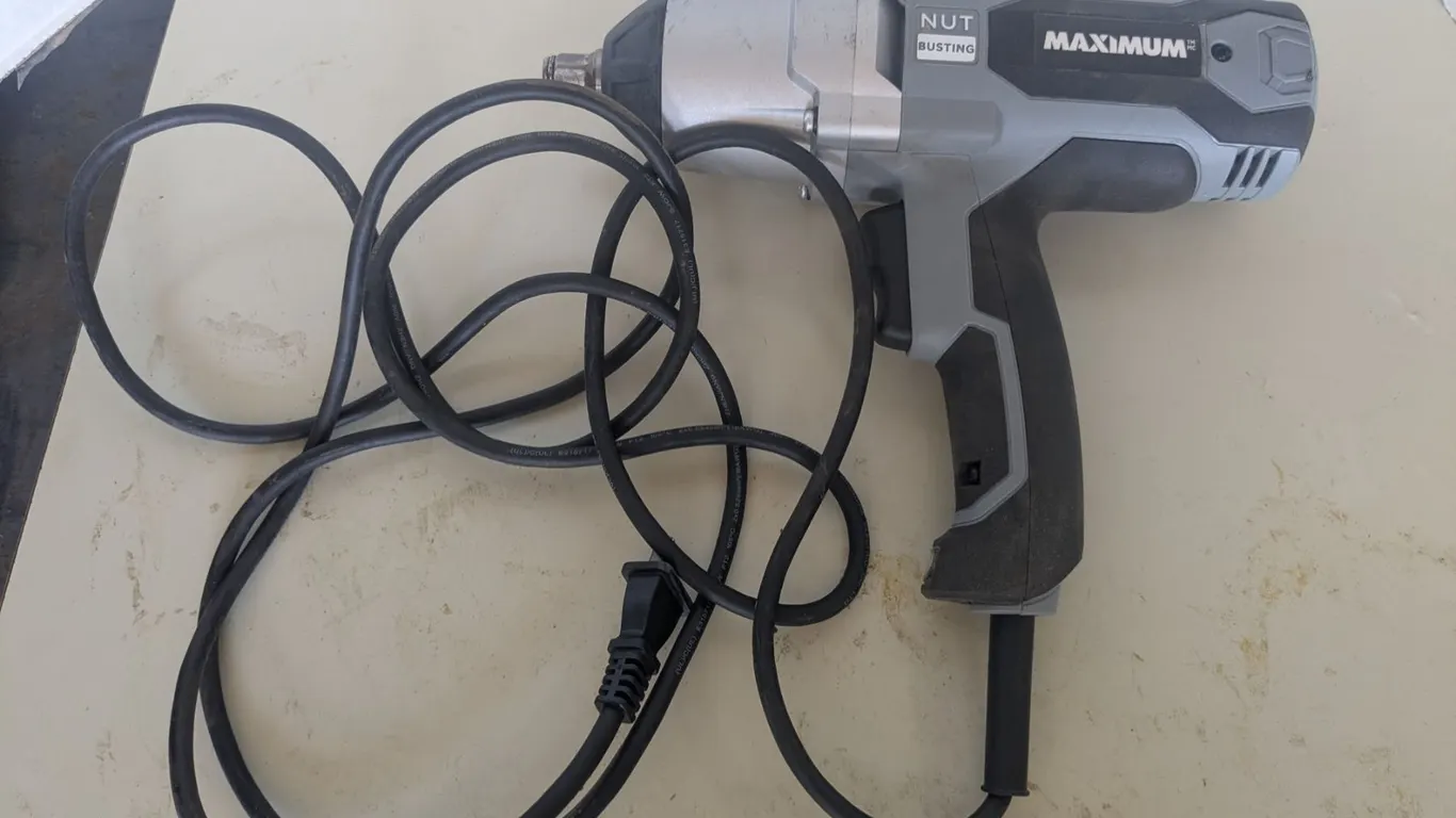 Mastercraft maximum, 1/2" drive electric impact