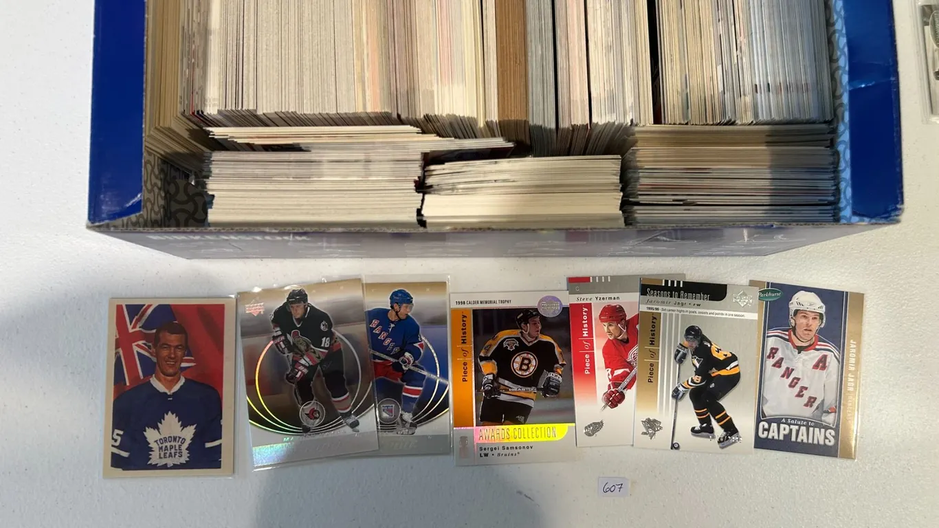 Shoe Box of Assorted Hockey Cards