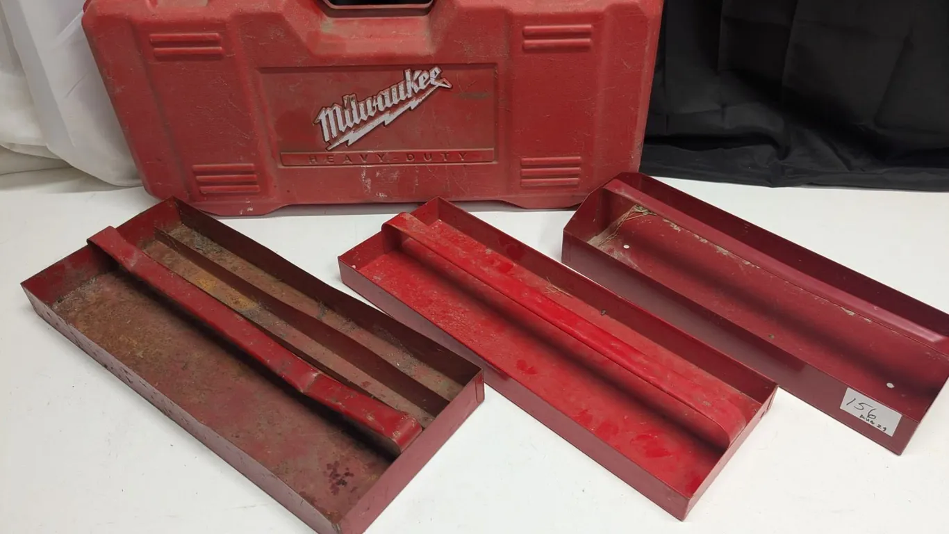 Tool trays with milwaukee case