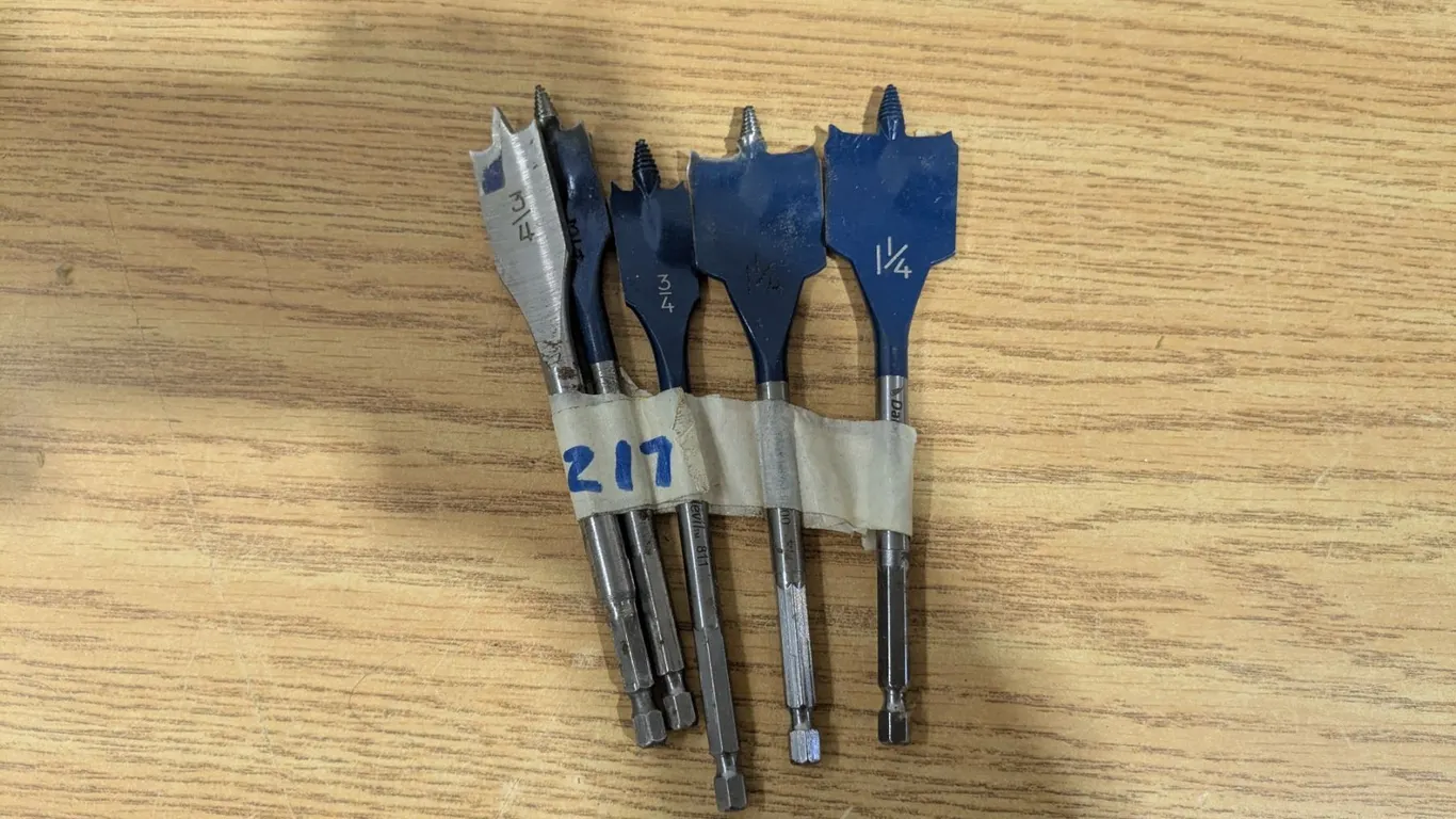 Wood Spade Set - 1 ¼” and ¾”