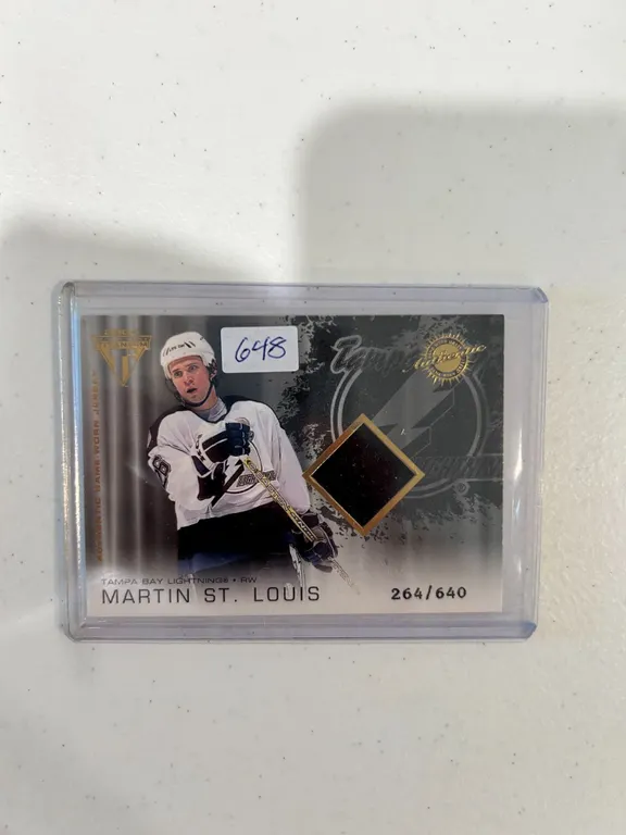 Martin St Louis - Jersey Card