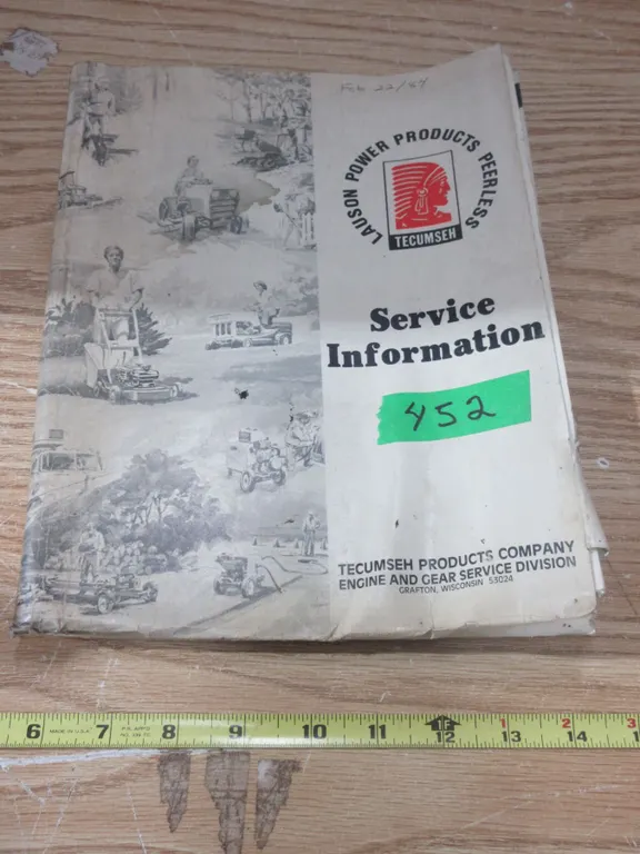 Lauson Power Products Peerless Service Information Booklets (Tecumsoh)