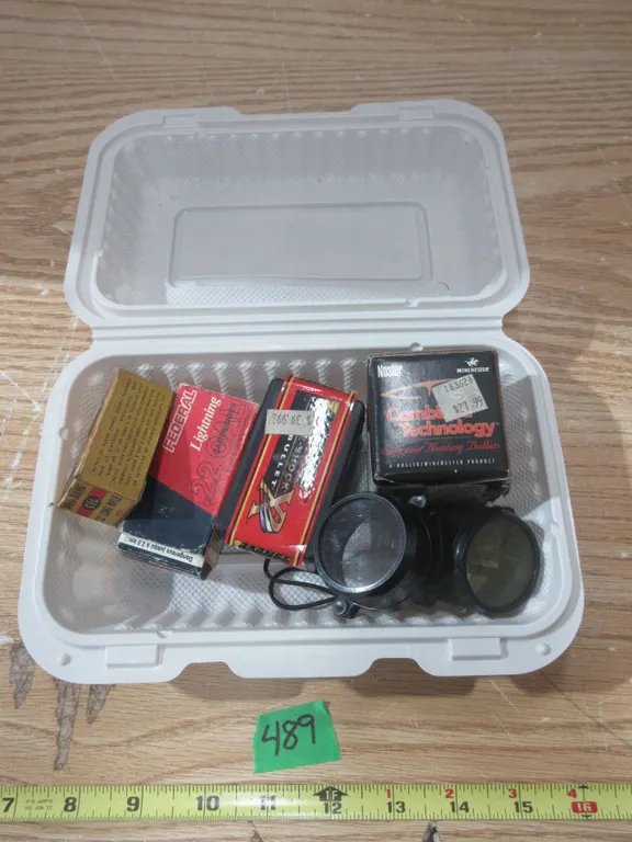 Mix Lot Empty Ammo Boxes (1) Whiz-Bang Scope Covers Misc
