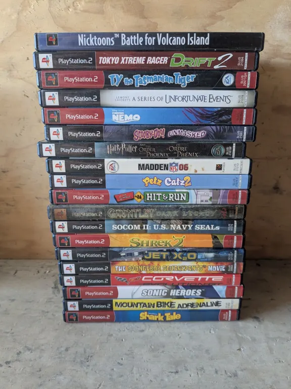 (19) Play Station 2 Games (Various Genres)