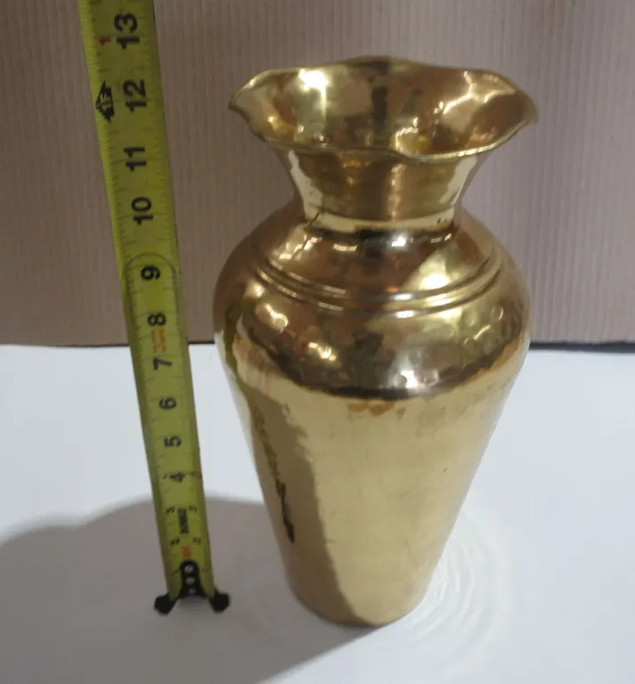 Solid Brass Vase