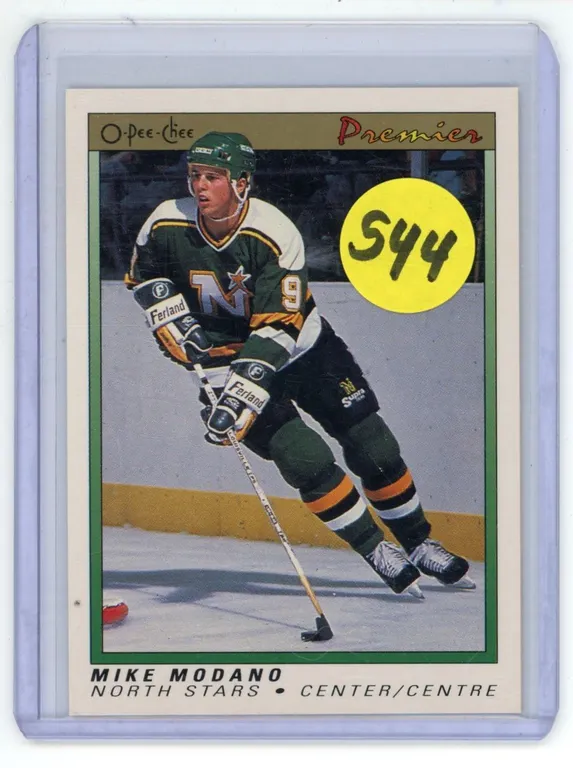 1990-91 O-Pee-Chee Premier MIKE MODANO Rookie Card #74