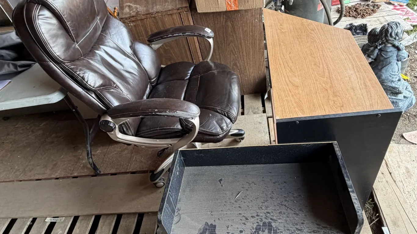 Two Tables and Chairs.