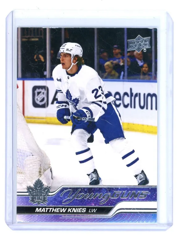 2023-24 Upper Deck MATTHEW KNIES Young Guns Rookie Card #222