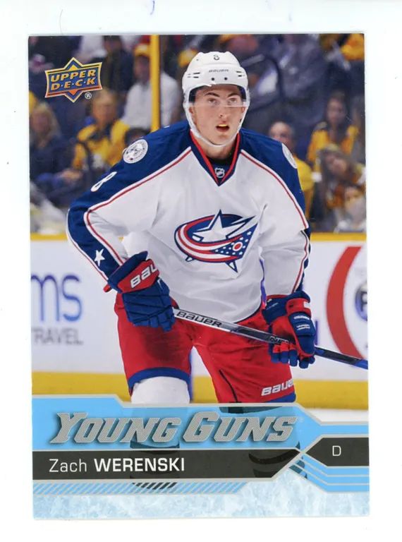 2016-17 UD Series One ZACH WERENSKI Young Guns #224
