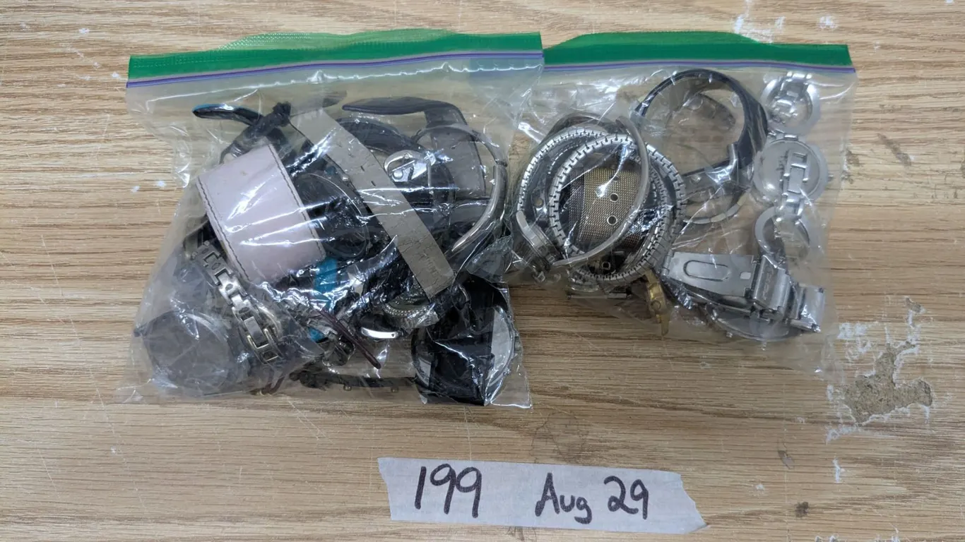 2 bags mixed watches