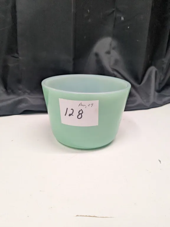 Vintage fireking style glass bowl, 5"