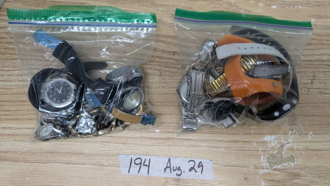 2 bags mixed watches