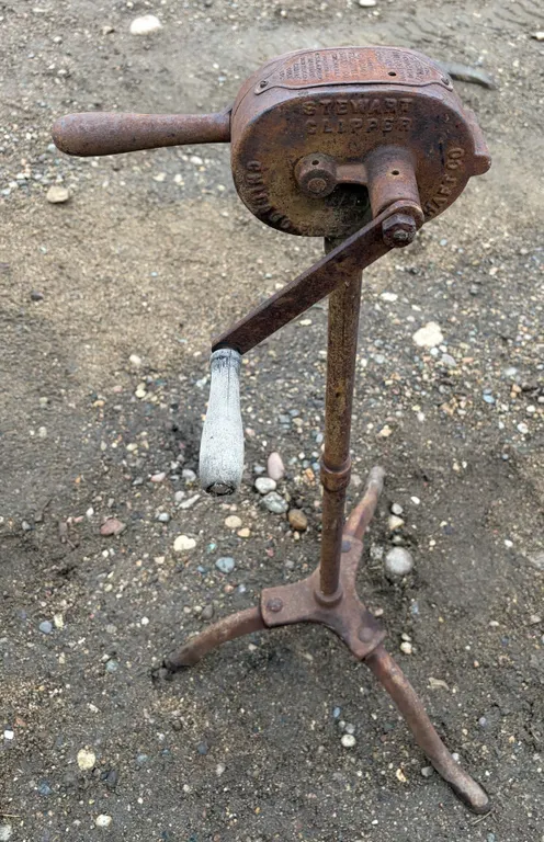 Antique Stewart Clipper Hand-Crank Sheep Shearing Machine Frame