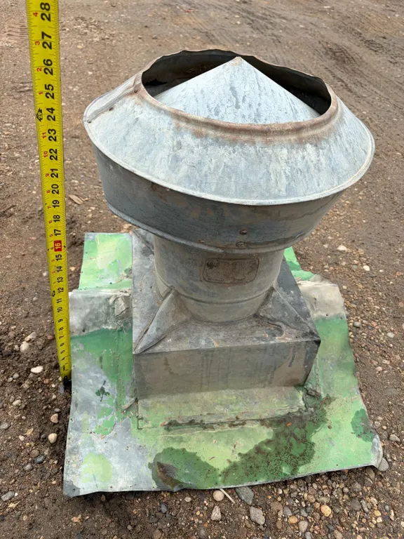 Galvanized Metal Cone-Top Roof Ventilator