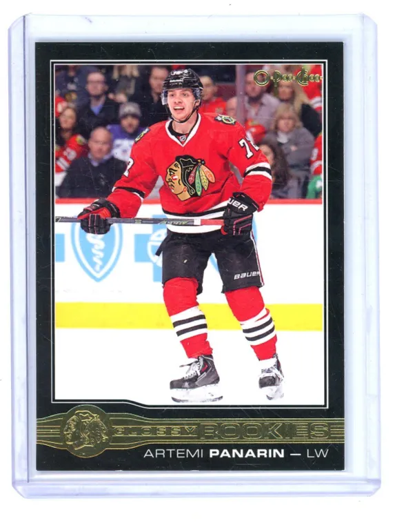 2015-16 UD ARTEMI PANARIN OPC Glossy Rookies BLACK PARALLEL Card #R-4