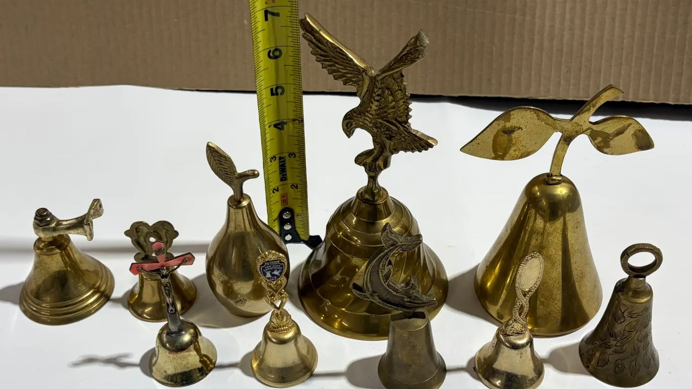 Brass Bell Lot - 1.25kg total
