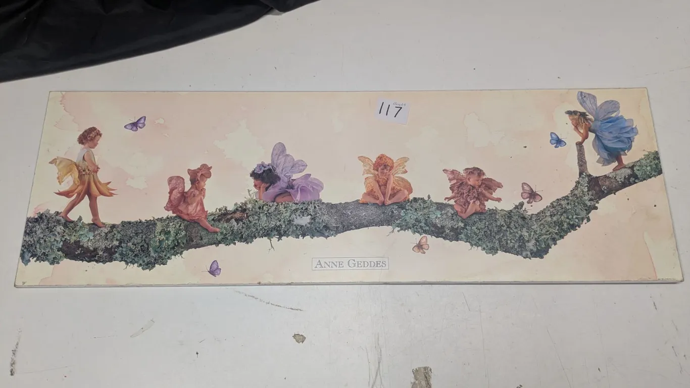 Anne Geddes print, 36x12"
