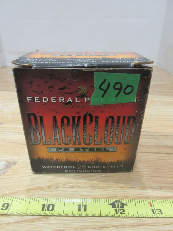 Full Box 20 ga Shot Gun Shells 3'' 25 Total Federal Premium Black Cloud FS Steel