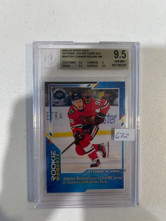Connor Bedard - Rookie Card - Graded Gem Mint