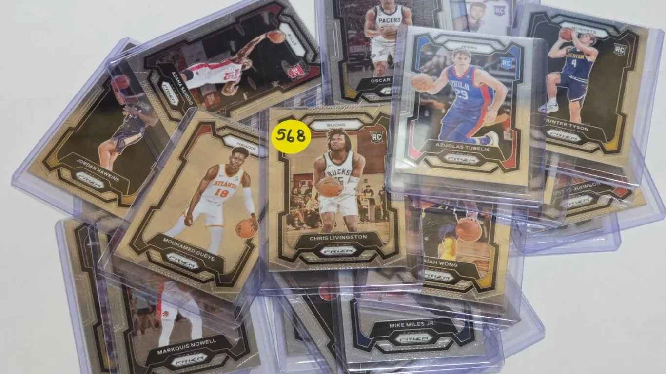 (25) 2023-24 Panini Prizm Basketball Rookie Cards