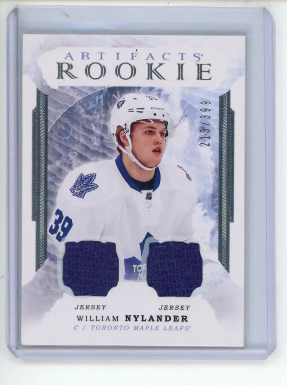 2016-17 UD Artifacts WILLIAM NYLANDER Rookie Dual Jersey #161 – 213/399