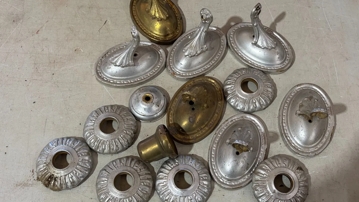 Vintage Lamp and Light Fixture Parts