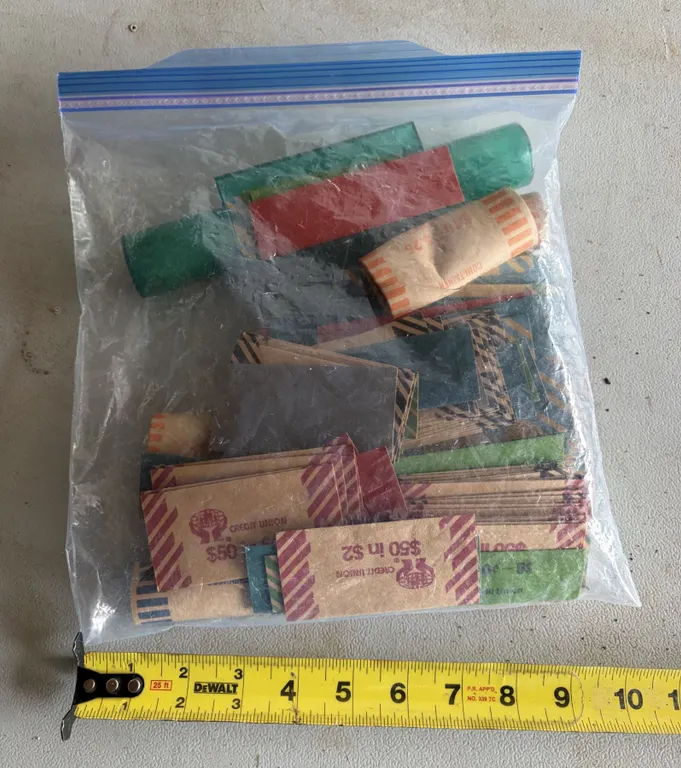 Bag of Coin Packets.