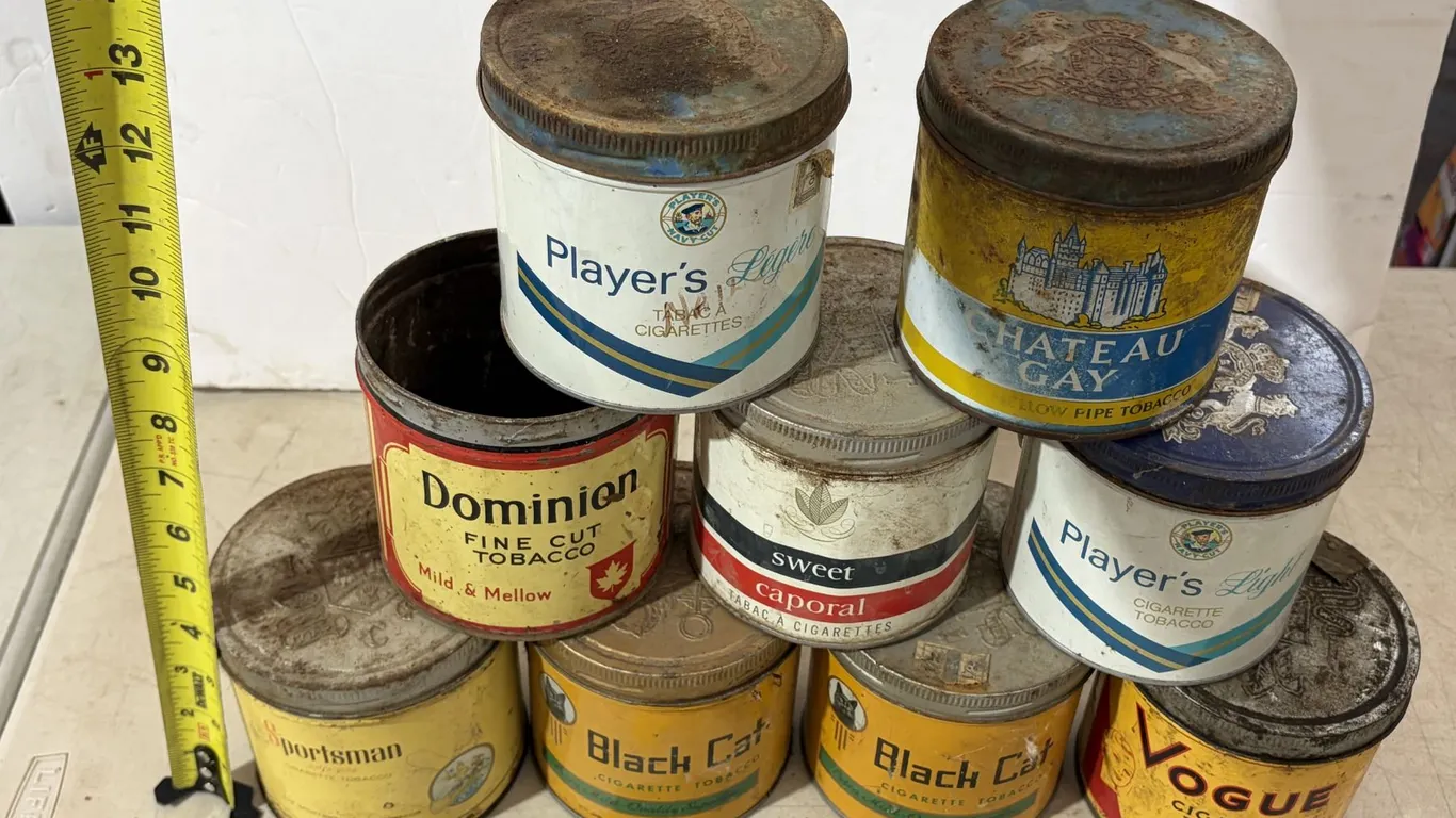 Lot of Tobacco Tins