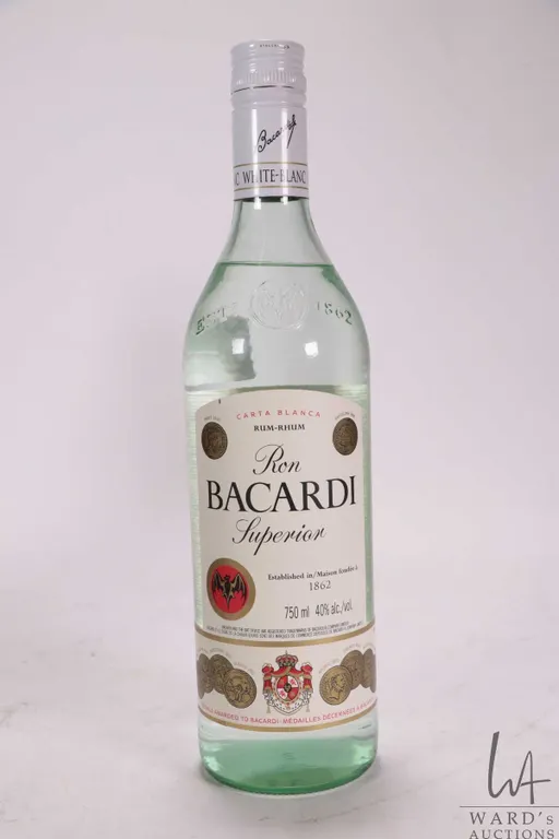 Bacardi/ Ron Superior/ Rum/ 750ml/ 40% ABV Note: Alcohol cannot be insured by any courier in Canada.