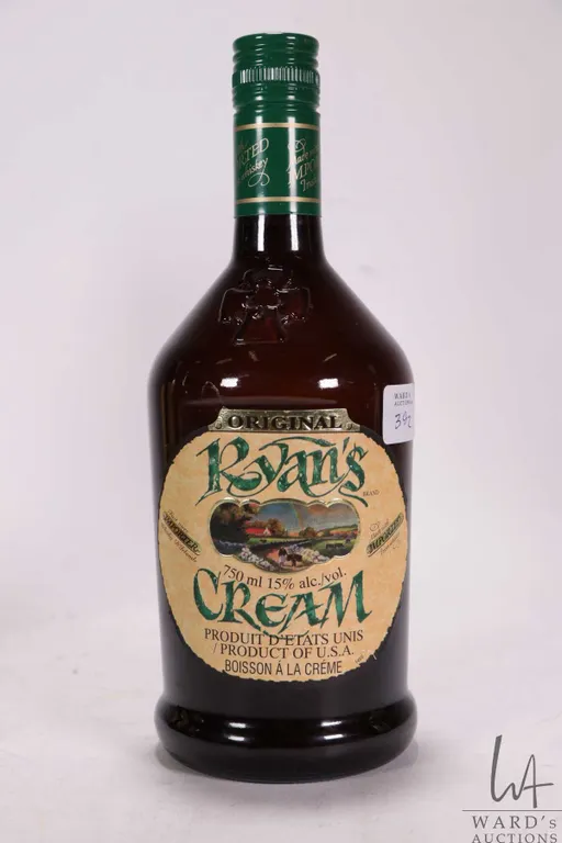 Ryan's Cream/ Irish Cream/ 750ml/ 15% ABV Note: Alcohol cannot be insured by any courier in Canada.
