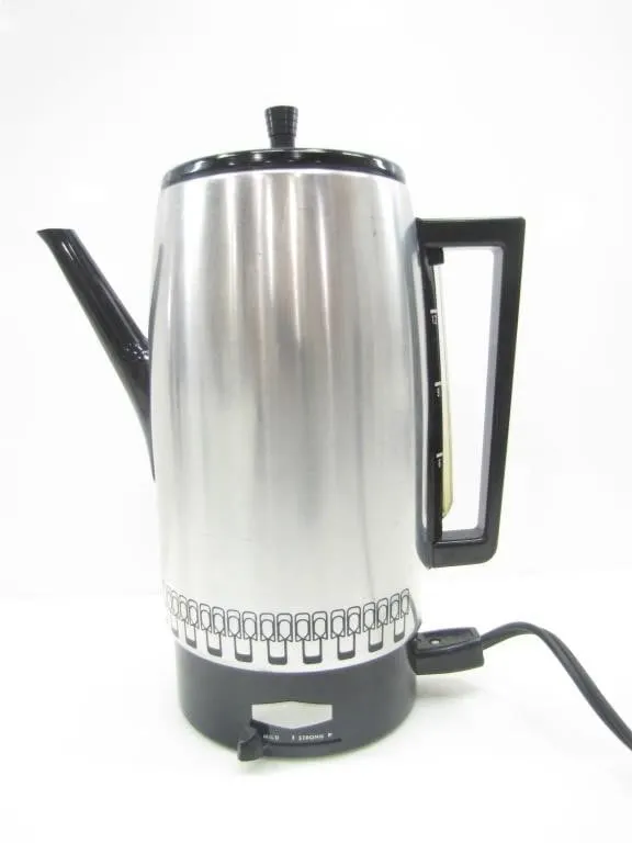 EMPIRE METALWARE ELECTRIC COFFEE PERCOLATER