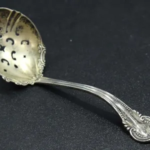 STERLING SILVER PIERCED SIFTER LADLE 27.27g