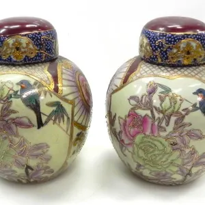 MID CENTURY JAPANESE GINGER JAR SET