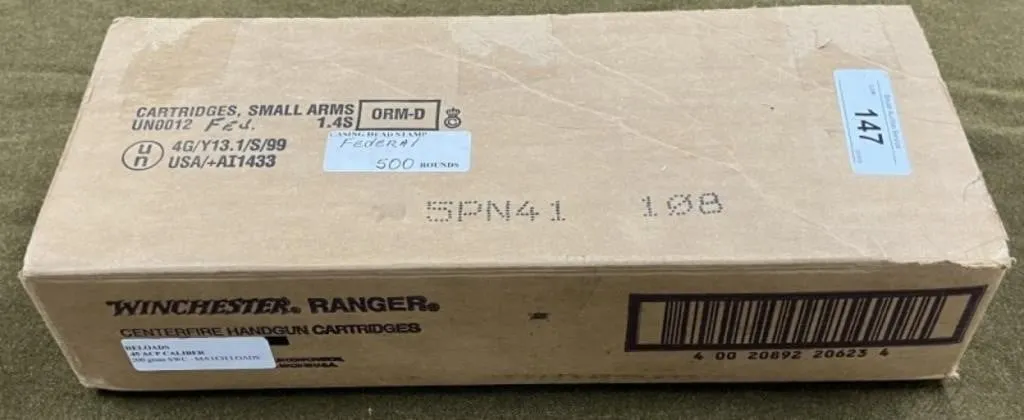 500 rnds .45 Auto Reloads