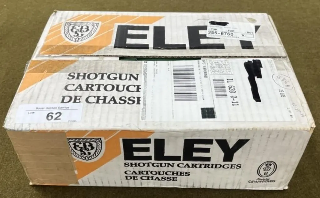 250 rnds Eley 12 ga 2.5" Shotshells