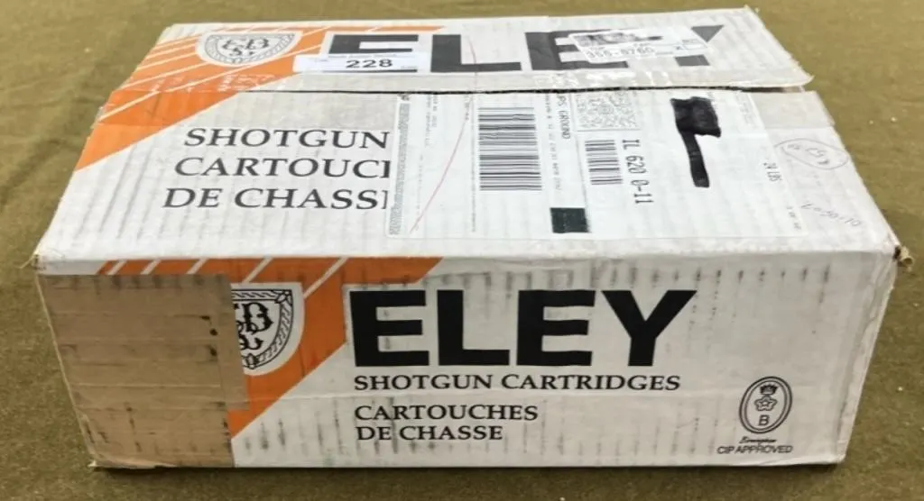 250 rnds Eley 12 ga Shotshells