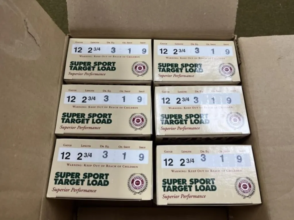 150 rnds Estate 12 ga Shotshells