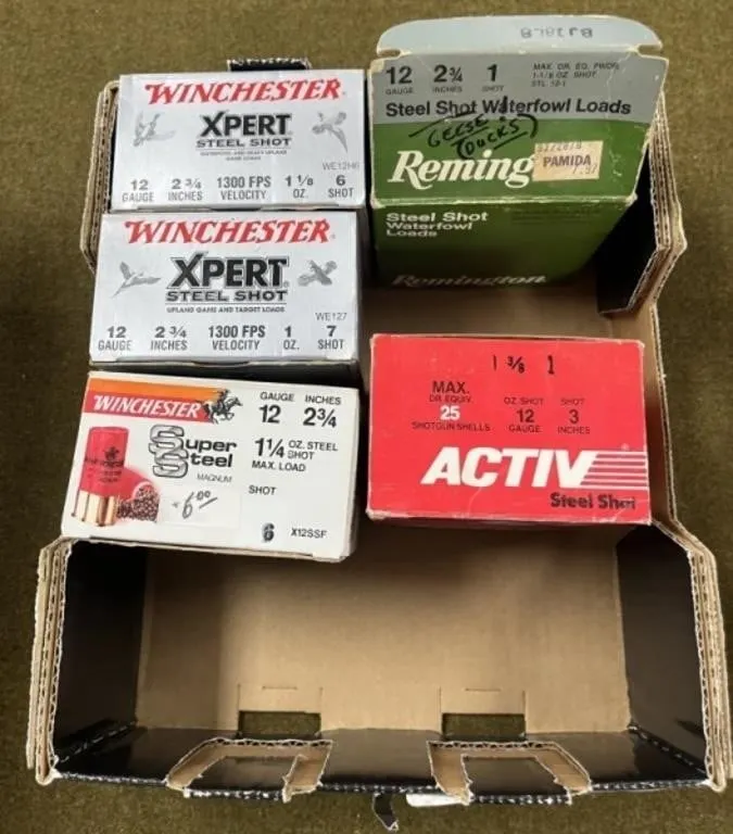 118 rnds Steel Shot 12 ga Shotshells