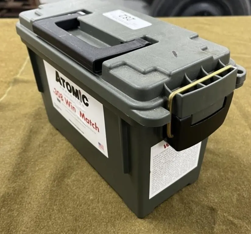 200 rnds Atomic .308 Match Ammo & Can